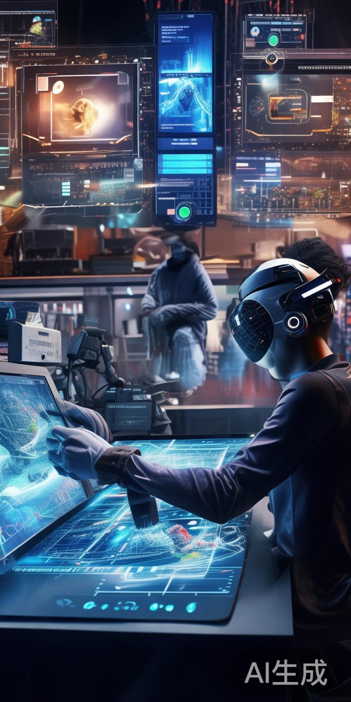 在合作中，双方主要集中在智能化内容制作、虚拟现实与