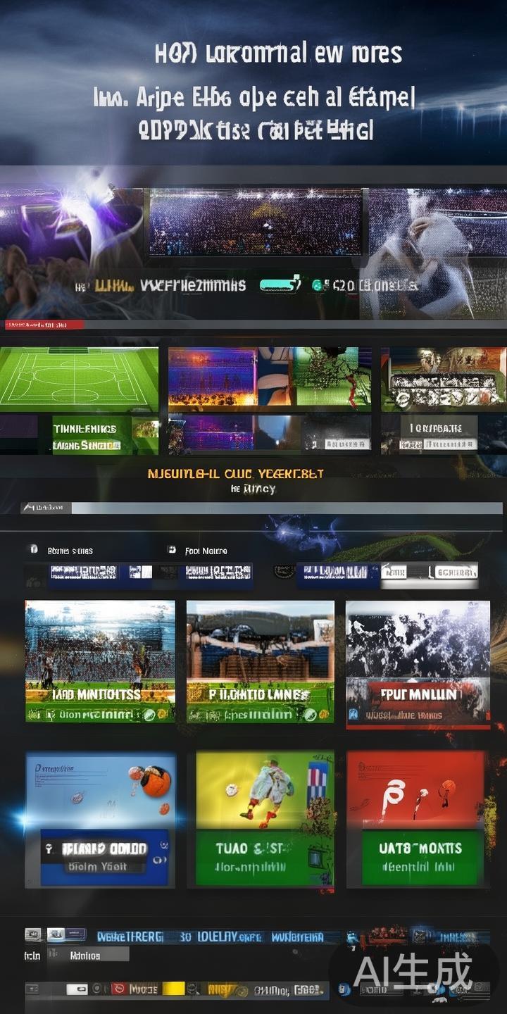 登陆成功后，进入首页便能看到丰富的体育赛事内容。界